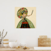 "The Fish Bowl" von Umberto Brunelleschi Poster (Küche)