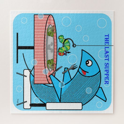 THE FISH LAST SUPPER PUZZLE (Horizontal)