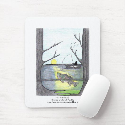 "The Fisherman" Mousepad (Mit Mouse)