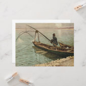 The Fisherman (von Max Kurzweil) Karte (Vorderseite/Rückseite Beispiel)