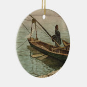 The Fisherman (von Max Kurzweil) Keramik Ornament (Rechts)