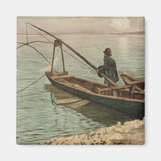 The Fisherman (von Max Kurzweil) Magnet (Vorne)