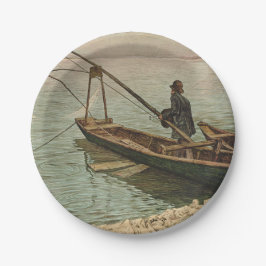 The Fisherman (von Max Kurzweil) Pappteller