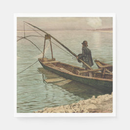The Fisherman (von Max Kurzweil) Serviette