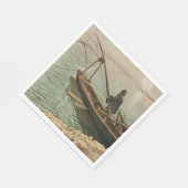 The Fisherman (von Max Kurzweil) Serviette (Ecke)