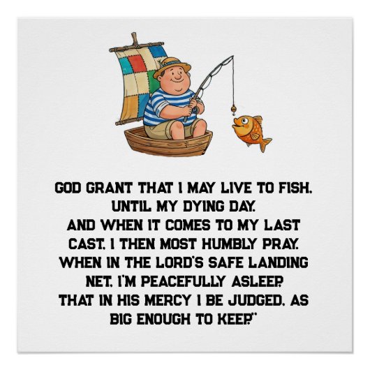 The Fisherman's Prayer Poster (Vorderseite)
