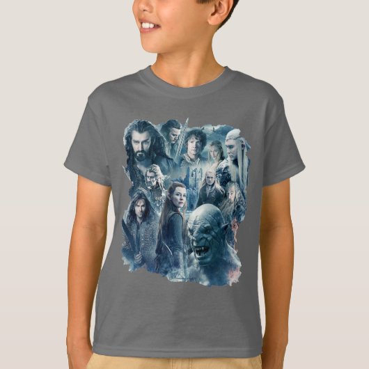 The Five Armies Character Graphic T-Shirt (Vorderseite)