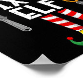 The Fix It Elf Christmas Family Matching Xmas Grou Poster (Ecke)