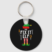 The Fix It Elf Christmas Family Matching Xmas Grou Schlüsselanhänger (Vorderseite)