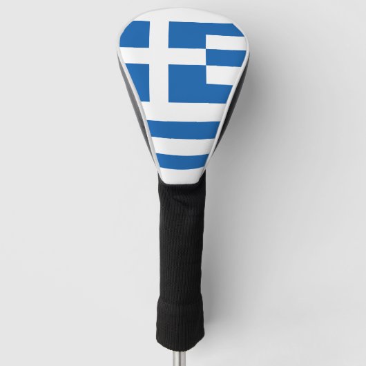 The flag of Greece  Golf Headcover (Vorderseite)