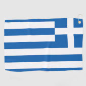 The flag of Greece  Golfhandtuch (Horizontal)