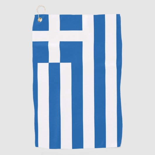 The flag of Greece  Golfhandtuch (Vorderseite)