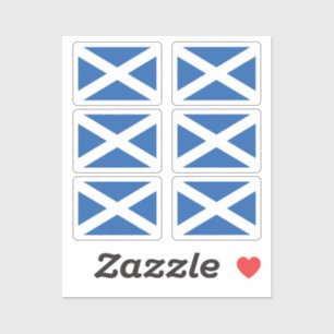 The flagge Scotland Collection pack of 6 Aufkleber