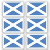 The flagge Scotland Collection pack of 6 Aufkleber (Vorderseite)