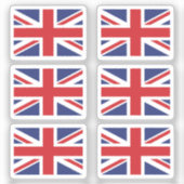 The flagge United Kingdom Collection pack of 6 Aufkleber (Vorderseite)