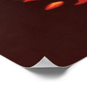 The Flame Tailed Fox Within Poster (Ecke)