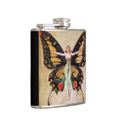 The Flapper Girl's Metamorphosis to Butterfly 1922 Flachmann (Rechts)
