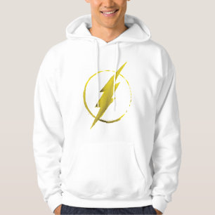 The Flash   Gelbes Brust-Emblem Hoodie