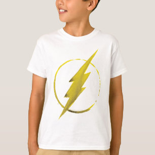 The Flash Gelbes Brustemblem T-Shirt