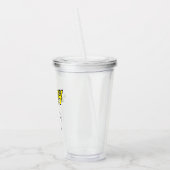 The Flash Name & Blitz-Logo Acryltrinkbecher (Links)