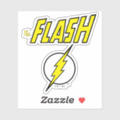 The Flash Name & Blitz Logo Aufkleber (Blatt)