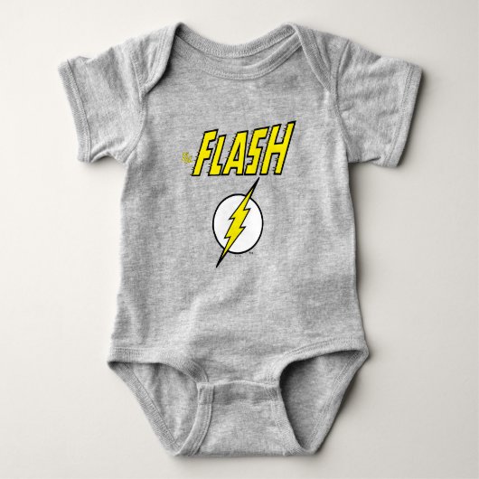 The Flash Name & Blitz Logo Baby Strampler (Vorderseite)