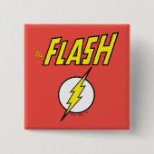 The Flash Name & Blitz-Logo Button (Vorderseite)