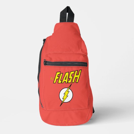 The Flash Name & Blitz-Logo Crossbody Bag (Vorderseite)