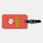 The Flash Name & Blitz Logo Gepäckanhänger (Vorderseite horizontal)