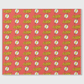 The Flash Name & Blitz Logo Geschenkpapier (Flach)