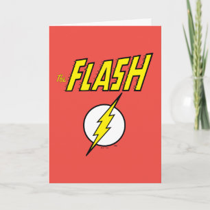 The Flash Name & Blitz Logo Karte