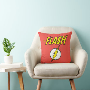 The Flash Name & Blitz-Logo Kissen