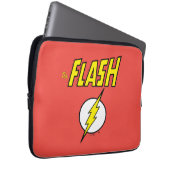 The Flash Name & Blitz-Logo Laptopschutzhülle (Vorne Rechts)