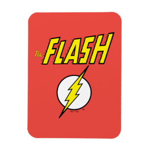 The Flash Name & Blitz Logo Magnet