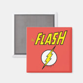 The Flash Name & Blitz-Logo Magnet (Vorderseite/Rückseite)