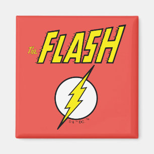 The Flash Name & Blitz-Logo Magnet