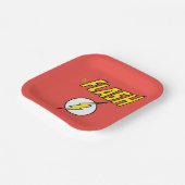 The Flash Name & Blitz-Logo Pappteller (Gewinkelt)