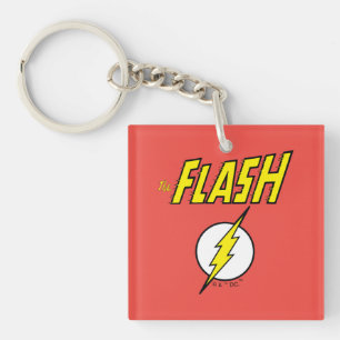 The Flash Name & Blitz-Logo Schlüsselanhänger