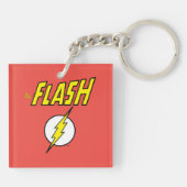 The Flash Name & Blitz-Logo Schlüsselanhänger (Rückseite)