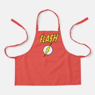 The Flash Name & Blitz-Logo Schürze