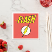 The Flash Name & Blitz-Logo Serviette (Beispiel)