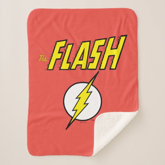The Flash Name & Blitz-Logo Sherpadecke (Vorderseite)