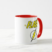 The Flash Name & Blitz-Logo Tasse (VorderseiteRechts)
