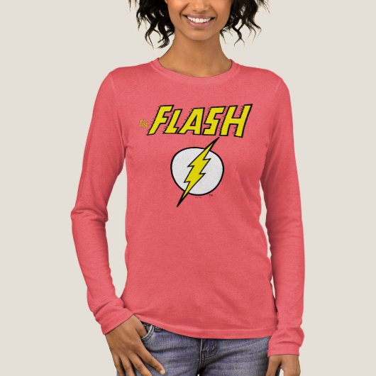 The Flash Name & Blitz Logo Tri-Blend Shirt (Vorderseite)