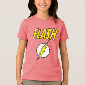 The Flash Name & Blitz Logo Tri-Blend Shirt (Vorderseite)
