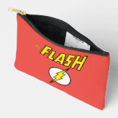 The Flash Name & Blitz-Logo Zubehörtasche (Offen)