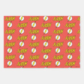The Flash Name & Lightning Bolt Logo Geschenkpapier Set (Vorderseite 3)