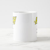 The Flash Name & Lightning Bolt Logo Jumbo-Tasse (Vorderseite)