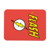The Flash Name & Lightning Bolt Logo Magnet (Horizontal)