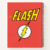 The Flash Name & Lightning Bolt Logo Notizblock (Rückseite)